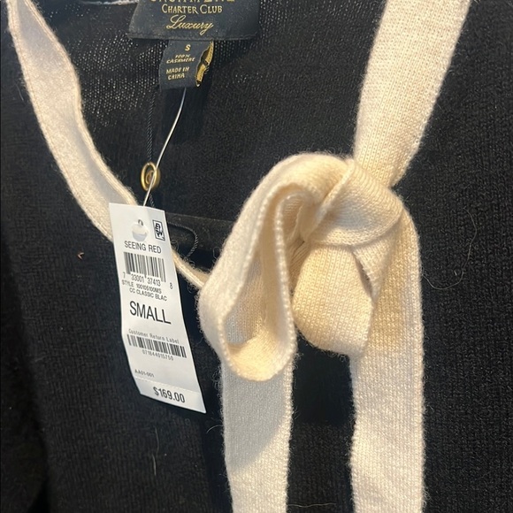 Charter Club Cashmere Sweater - Picture 4 of 5